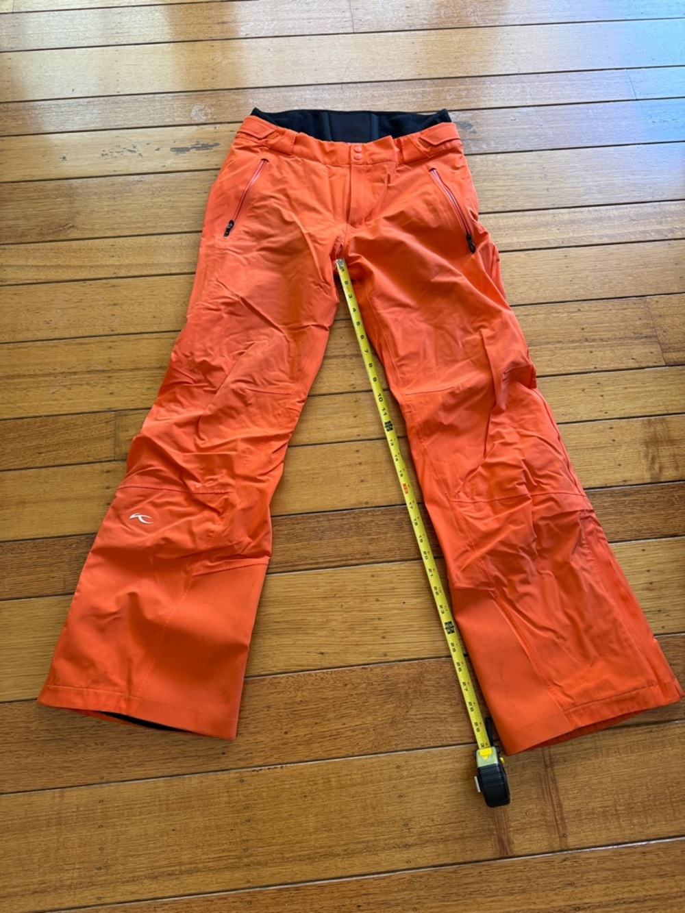 KJUS Unisex/Mens Razor Pro Pants - Ski / Snowboard Pants - Orange Color -Size XS